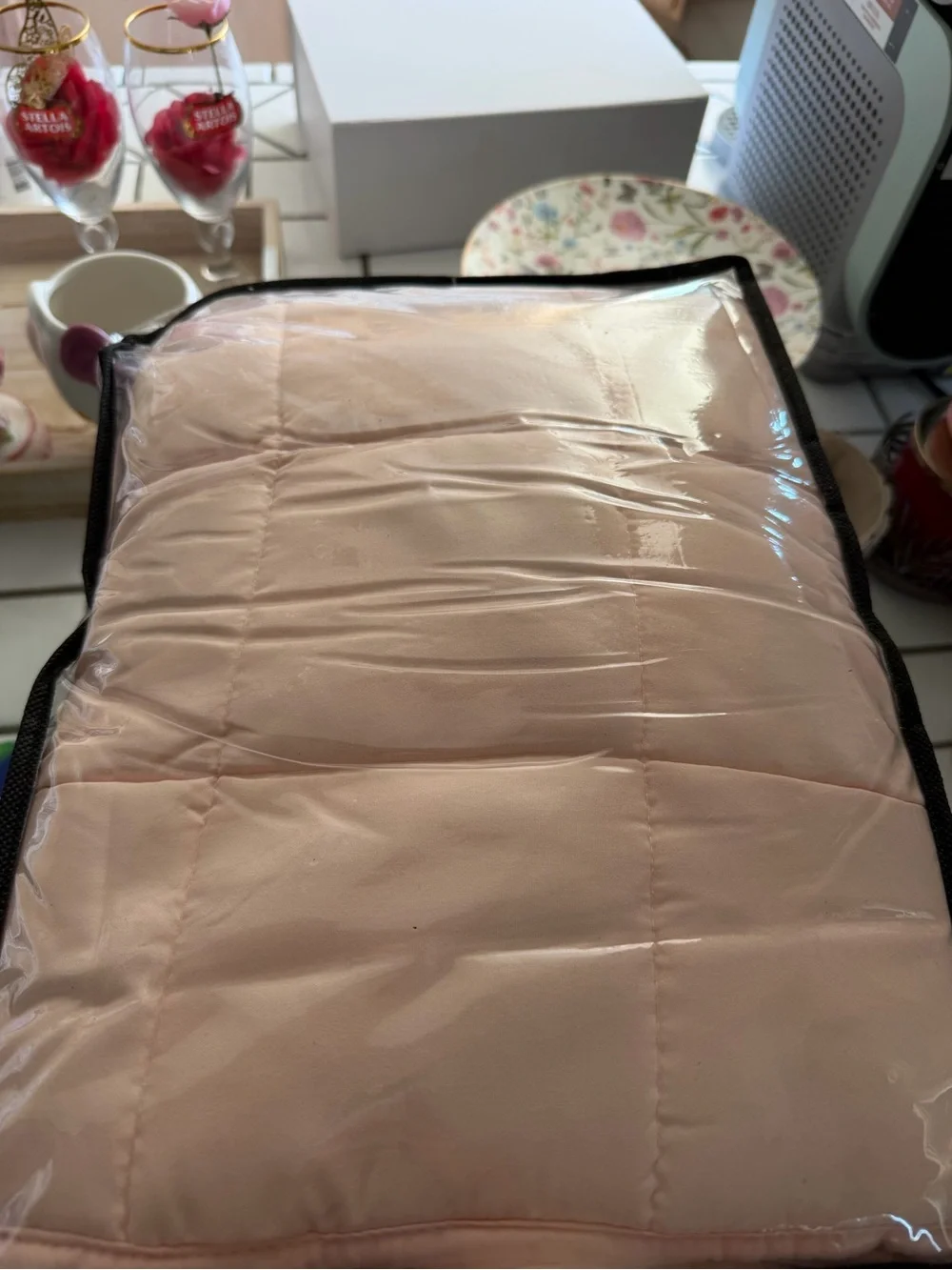 Pink Weighted Blanket Bedding Throw - Brand Unspecified